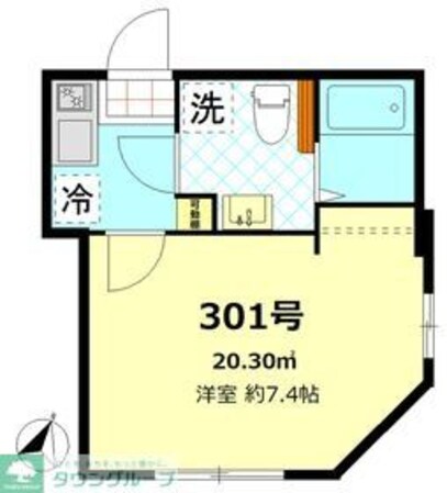I-SQUAREの物件間取画像